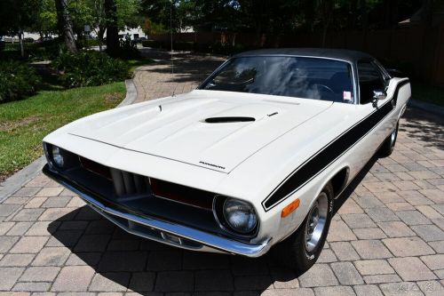 1972 plymouth barracuda matching numbers 340 v8 4 speed documented