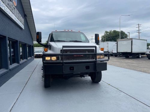 2008 gmc c5500 flatbed 4x4 crew cab