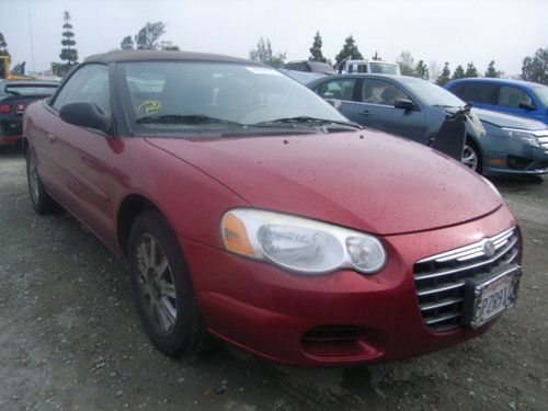 2004 chrysler sebring gtc convertible 2-door 2.7l