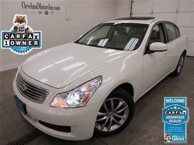2007 g35 x awd navigation xenon heated leather carfax one owner we finance 16595