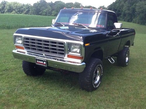 1978 black f150 short bed regular cab, manual 4sp, restored