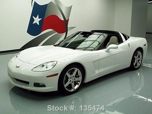 2007 chevy corvette 3lt auto heated leather nav hud 40k texas direct auto