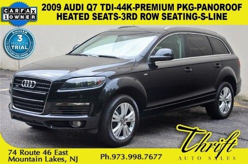 2009 audi q7 tdi-44k-premium pkg-panoroof-heated seats-3rd row seating-s-line