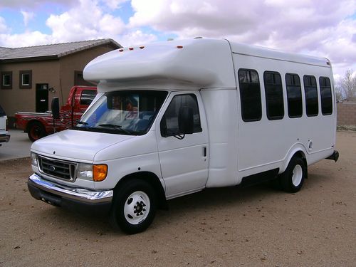 Sell used 2005 FORD E- 450 SHUTTLE BUS/VAN DIESEL 12 PASSENGER WITH ...