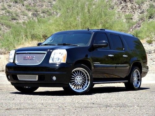 No reserve 2008 denali xl awd bose nav tv dvd 3rd row moon sun pkg