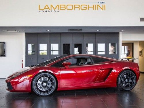 2005 lamborghini gallardo 6-speed manual rosso metis met nav 19 hre exhaust wing