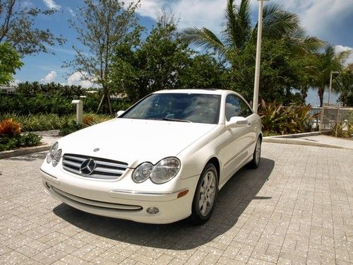 One owner - florida car - 2004 mercedes-benz clk320 base coupe 2-door 3.2l