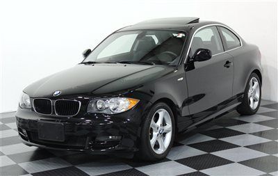 128i coupe 2010 bmw black moonroof ipod heated seats hd radio power seats auto