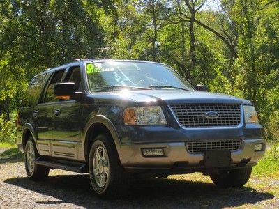 2003 ford expedition eddie bauer! 4x4! dvd player! 3rd row! leather! free carfax