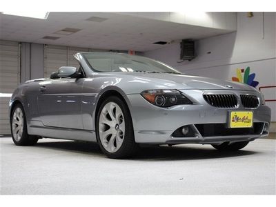 645ci convertible 4.4l navigation leather cd parking assist