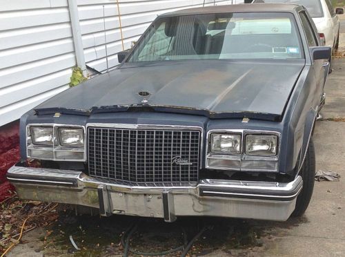 1983 buick riviera coupe blue   ***no reserve***