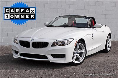 1-owner 2011 bmw z4 sdrive30i m sport nav white 6-speed m3 3.0 35i z4 m roadster