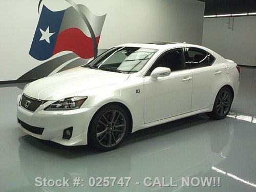 2011 lexus is350 f sport auto sunroof nav rear cam 24k texas direct auto