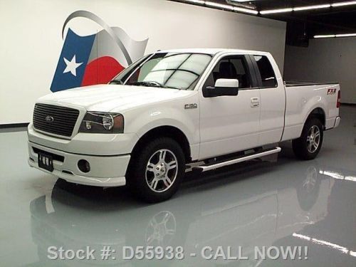 2007 ford f-150 fx2 sport supercab leather bedliner 60k texas direct auto