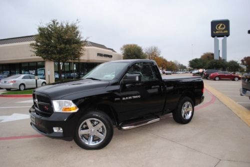 2012 black ram 1500 st hemi chrome wheels cd