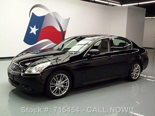 2007 infiniti g35 sport auto leather sunroof nav 62k mi texas direct auto