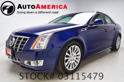 14k one owner low miles 2012 cadillac cts sedan 3.6l premium rwd nav panoramic