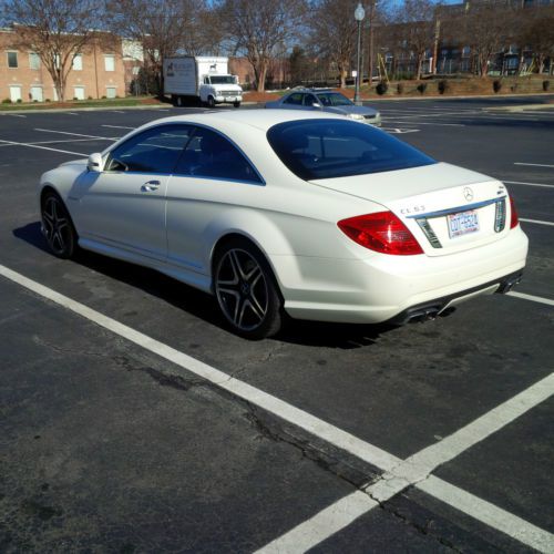 2013 mercedes-benz cl63 amg coupe, magno cashmere white, msrp $182,610