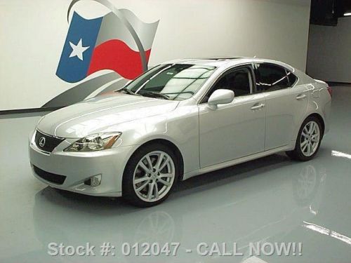 2007 lexus is350 sunroof nav rear cam xenons 18&#039;s 58k! texas direct auto