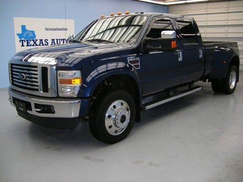 We finance!!!  2009 ford f-450 lariat drw fx4 4x4 diesel auto nav rcam roof hdd!