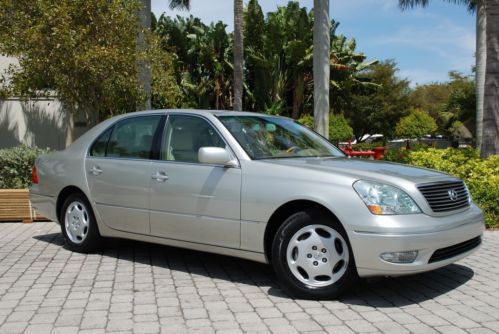 2001 lexus ls430 sedan v8 nav mark levinson navigation luxury sunroof htd seats