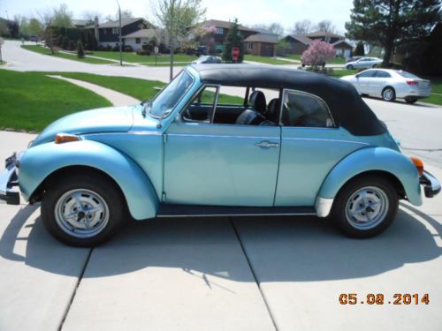 1979 volkswagen super beetle base convertible 2-door 1.6l