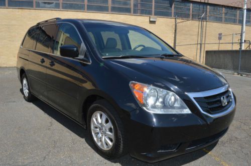 2008 honda odyssey ex-l navi/tv/dvd black 3rd row seat leather sunroof clean !!!