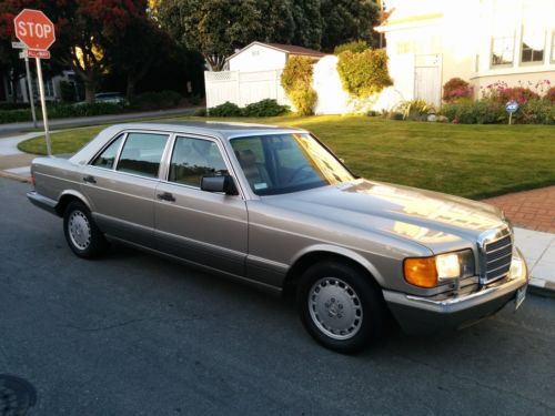 Sell used 1991 Mercedes Benz 300SEL W126 Sedan Excellent in San ...