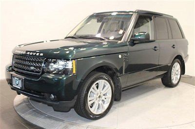 2012 land rover range rover hse luxury interior silver &amp; vision package dk green