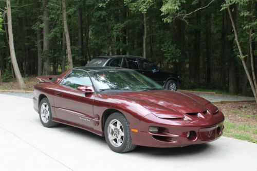 2001 pontiac trans am monteray maroon cammed longtubes etc...