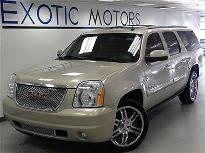 2008 gmc yukon denali xl 4wd gps rear-cam ent-pkg 3rd-row heated-sts pdc 22whels