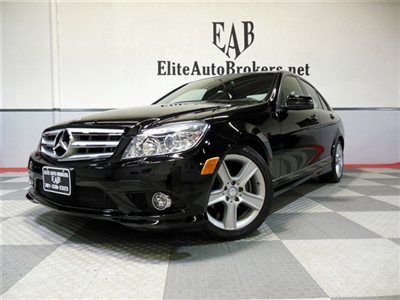 2010 c300 4matic sport 17k-premium pkg-sat radio-bluetooth-carfax cert-excellent