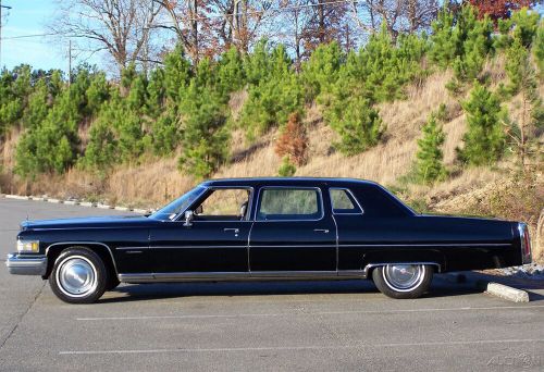 1976 cadillac fleetwood 1-owner 33k fantastic org un-restored factory limousine