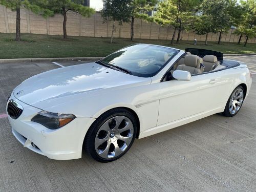 2005 6-series 645cic convertible sport 19&#034; whls cwp hud 73k mls