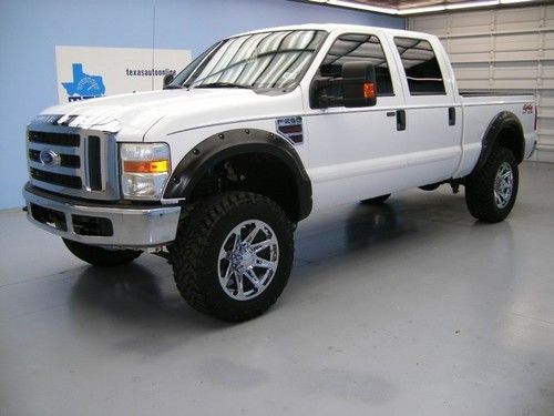 We finance!!!  2008 ford f-250 xlt 4x4 powerstroke diesel auto lift 20 rim 1 own