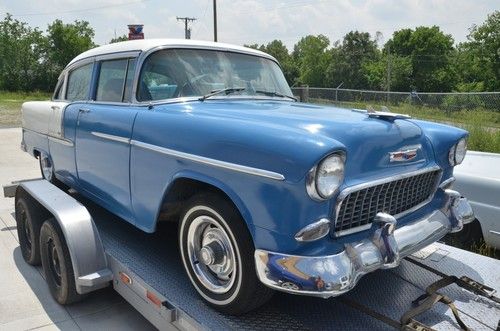 1955 chevrolet bel air base sedan 4-door 4.3l