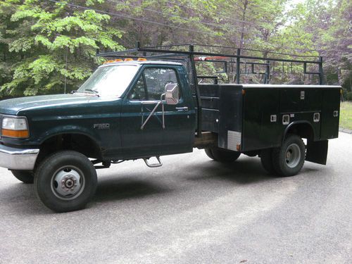 1997 ford f350xl 4x4 7.5l/460 gas auto utility