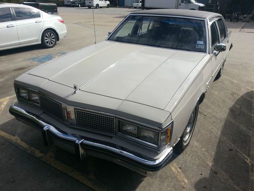 1983 oldsmobile 98 regency brougham only 57k original miles "no reserve"