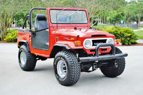 Really clean great running 1971 toyota land cruiser convertible 4x4 rare sweet