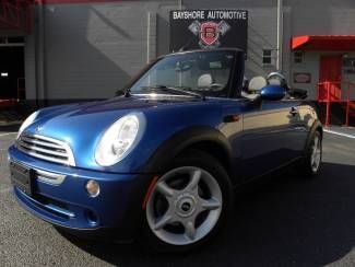 Mini cooper convertible*5 speed*heated seats*h/k*carfax cert*we finance*fla