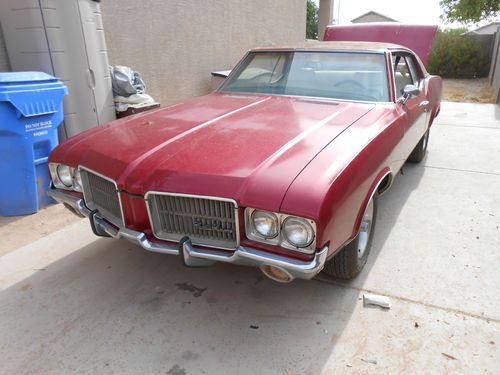 1971 oldsmobile cutlass supreme, arizona car,factory 4 speed,needs some restore