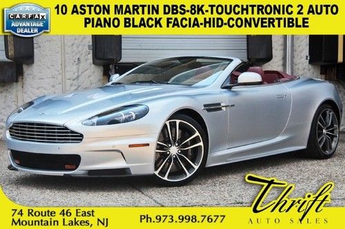 2010 aston martin dbs volante-8k-touchtronic 2-piano black facia-hid-convertible