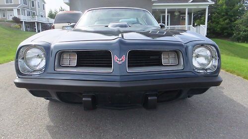 1975 pontiac firebird trans am low mileage - numbers matching