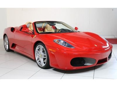 2007 ferrari approved cpo, f430 spider, rosso corsa/beige