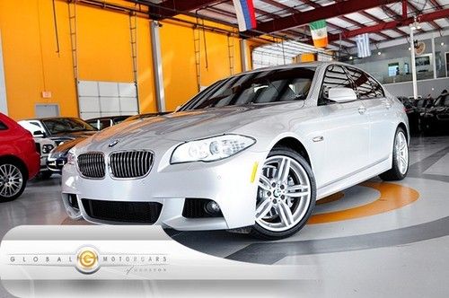 11 bmw 535i m-sport premium-2 18k steptronic navigation rear-cam entry-drive pdc