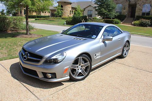 2011 mercedes benz sl63 amg high performance roadster magno alanite (matte) grey