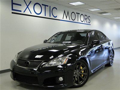 2008 lexus is-f blk/blk nav rear-cam htd-seats mark-levinson/6cd xenons 19"whls