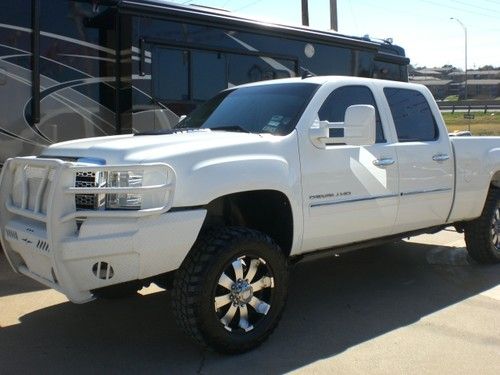 2012 gmc denali 2500 hd crew cab 4x4 4wd duramax diesel no reserve!