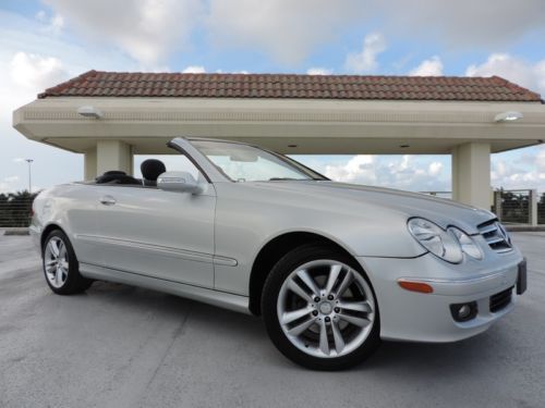 Beautiful silver 2008 mercedes clk 350 convertible financing available silver