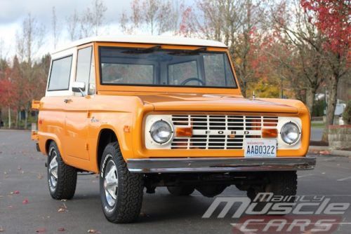 1975 ford bronco un-cut survivor 302 v8, power steering, factory floor mat!